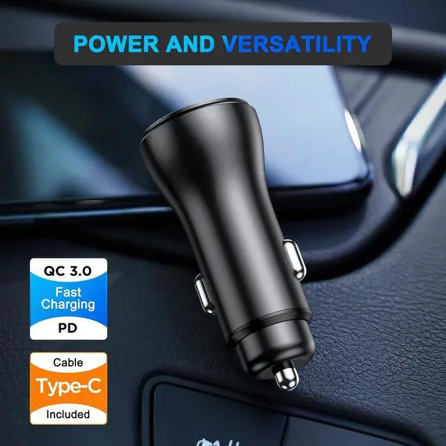 Alt view image 5 of 7 - Car Charger USB Car Phone Charger Dual Ports Car Adapter for iPhone 17 16 15 Pro Max/14/13/iPad S26/S25 Android Cell Phone