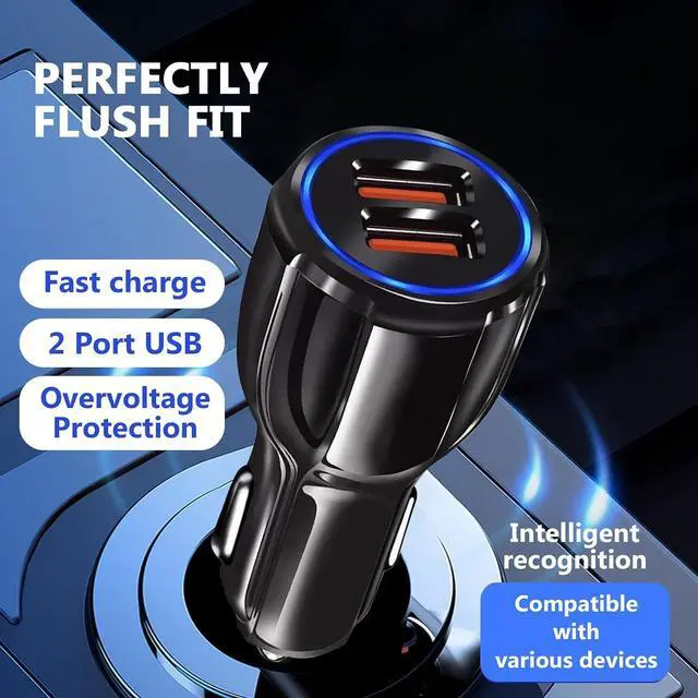 Alt view image 2 of 5 - Fast USB Car Type C Charger 30W Adapter for Moto G Power 2025/G Stylus/G Play/G Pure Edge Motorola One 5G Ace/Razr Carplay Cable for iPhone 16E 16 15 Pro Charging Galaxy & More Android Phone