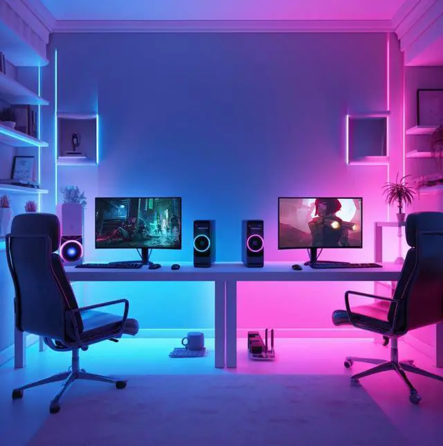 Alt view image 6 of 7 - LED Strip Lights 16.4FT SMD 5050 Waterproof 300LEDs RGB Flexible LED Light Strip Rope + 44Key IR Remote Controller for Bedroom TV Backlight Christmas Valentines(Not Include Power Adapter)