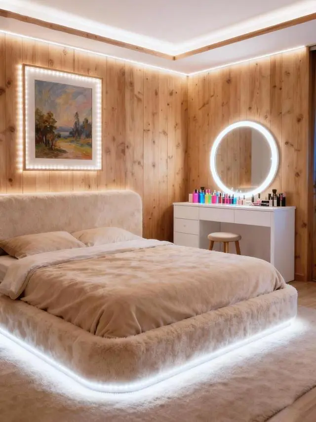 Alt view image 6 of 7 - Led Strip Lights for Bedroom Dimmable 20 FT 360 Leds Rope Light Flexible Super Bright White Tape Lights for Ceiling Room Home Decor Luces Leds for DIY Living Room Kitchen Vanity Mirror Study Room