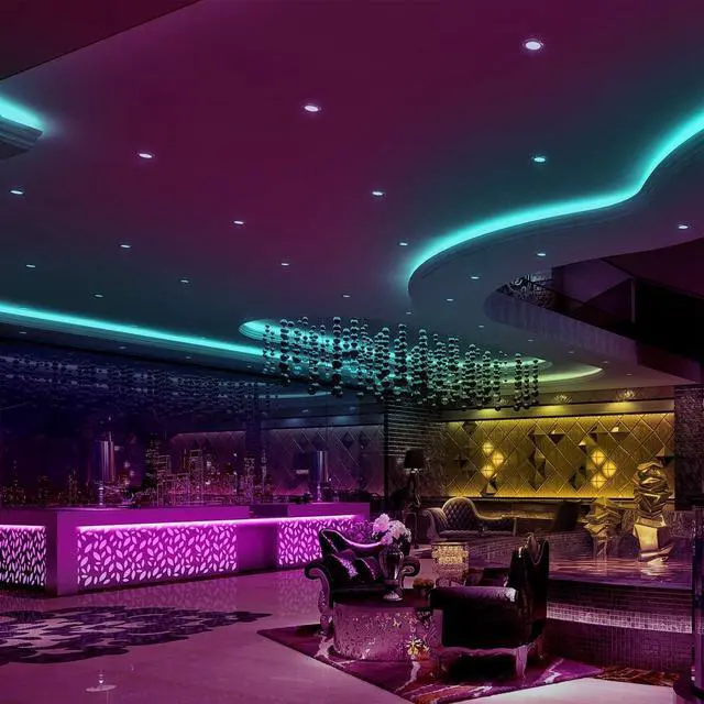 Alt view image 3 of 7 - Led Strip Lights 16.4ft W/ Remote Controller and Power Supply