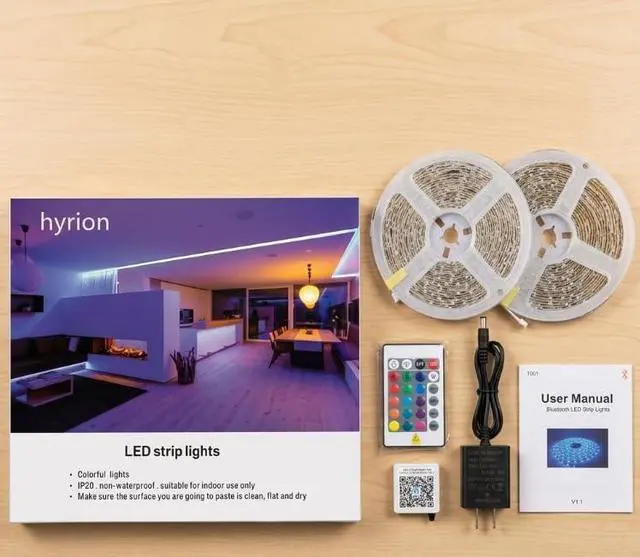 Alt view image 4 of 7 - LED Strip Lights 200ft Music Sync LED Lights Strip for Bedroom RGB Color Changing Bluetooth LED Lights with Remote Smart APP Control