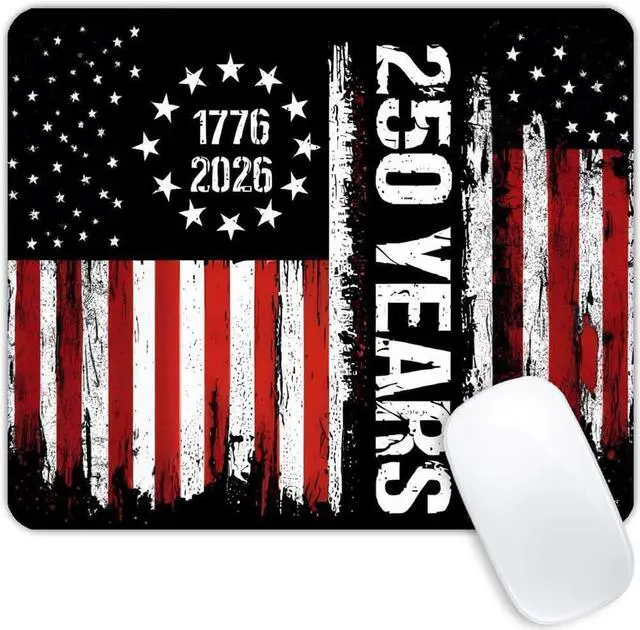 Main image of The 250th Anniversary of the United States Customized Mousepad Non-Slip Rubber Base Mouse Pads for Computers Laptop