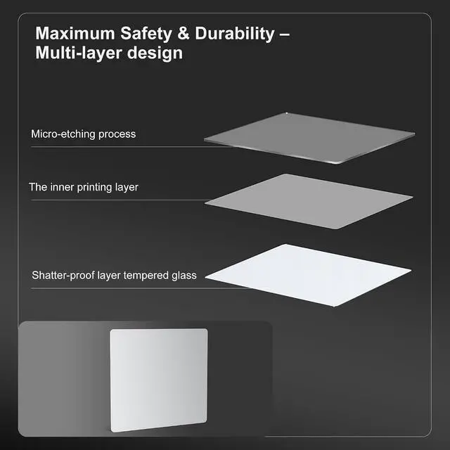 Alt view image 7 of 7 - Erpere Glass Mouse Pad 17.7 L x 15.7 W White Mousepad Gaming Large Hard Mouse Pad for Speed & Precision