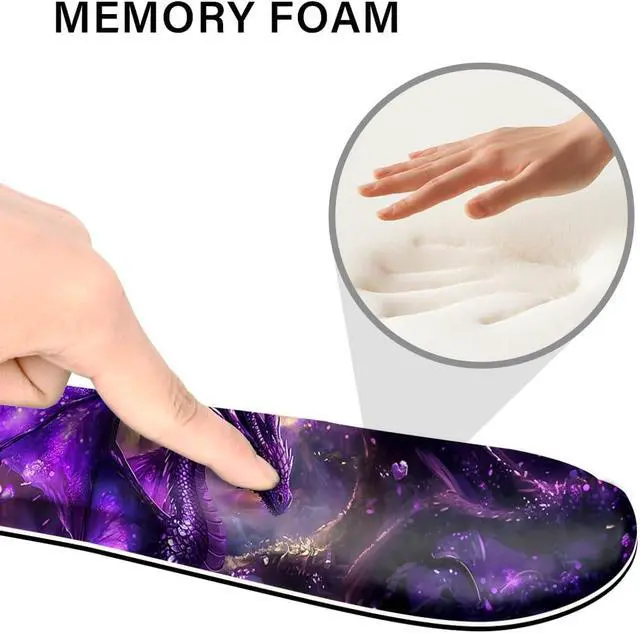 Alt view image 3 of 6 - Desk Pad and Keyboard Wrist Rest Large Mouse Pad + Keyboard Pad+Mouse Wrist Support Non-Slip Desk Mat Protector for Office Home 31.5×11.8 Inches Anime Dragon