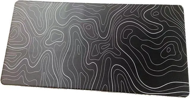 Main image of 31.5 x 15.7 Large Gaming Mouse Pad Big Mouse Pad Mat Waterproof Non-Slip Rubber Base Big Long Keyboard Pad with Stitched Edges for Desk Office Black