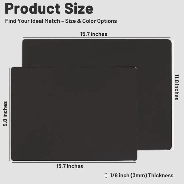 Alt view image 2 of 7 - Glass Gaming Mouse Pad Hard Mousepad for Gaming 13.7 x 9.8 Ultra-Smooth Micro-Etched Surface Mousepad Improved Precision & Speed Anti-Slip Base Black
