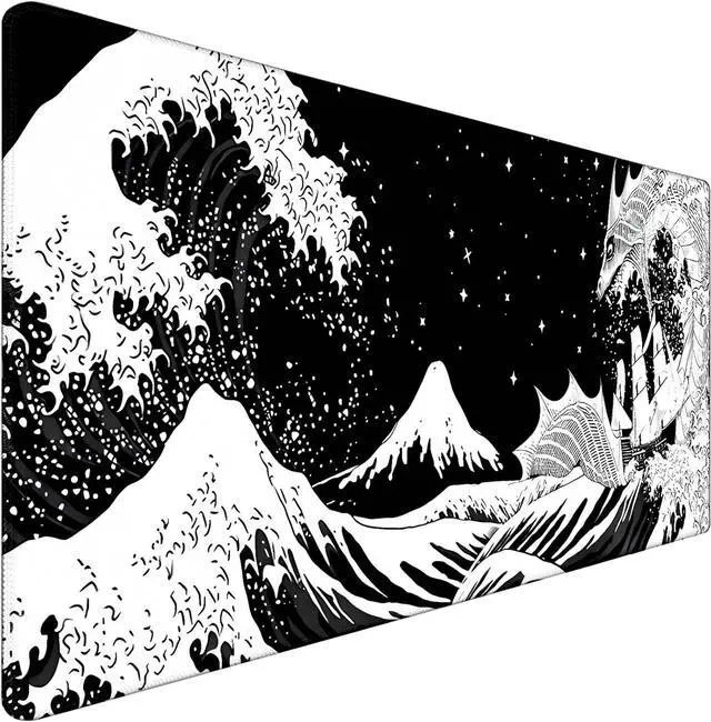 Main image of Extra Large Mouse Pad Gaming Mouse Pad Waterproof Extra Large Mousepad with Stitched Edges Non-Slip Base Keyboard Pad for Gamer Office & Home 31.5 x 15.8 Dragon