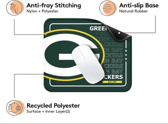 Alt view image 2 of 4 - Mouse Pad Desk Mat Premium Mouse Pad Gaming Mousepad Desk pad Computer Mouse Mat with Non-Slip Rubber Base for Computer Desktop