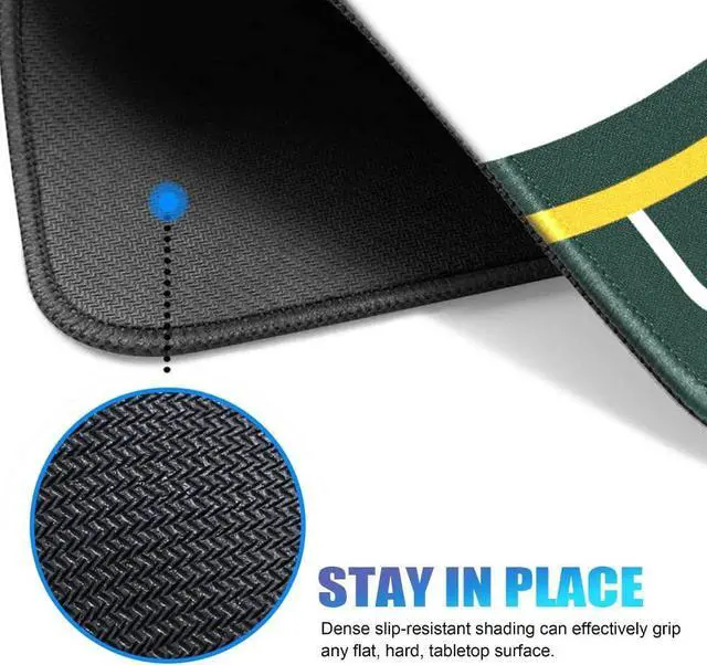 Alt view image 3 of 4 - Mouse Pad Desk Mat Premium Mouse Pad Gaming Mousepad Desk pad Computer Mouse Mat with Non-Slip Rubber Base for Computer Desktop