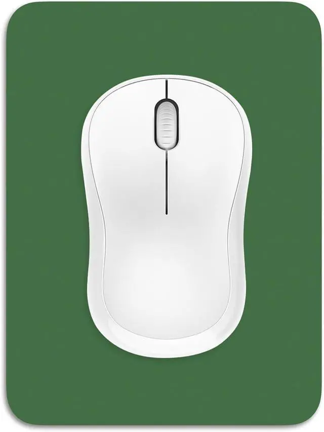 Main image of Small Mouse Pad 6 x 8 Inch Thick Rubber Premium-Textured Non-Slip Portable & Washable Mini Mouse Mat for Women Men Wireless Laptops Keyboard Tray Gaming Computer Office Travel Forest Green