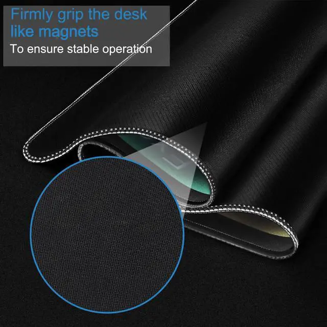 Alt view image 4 of 7 - Excel Shortcuts Large Mouse Pad Excel/Word/Power Point/Windows 31.5 x 15.7 Gaming Mousepad with Stitched Edge Non-Slip Rubber Base Waterproof Big Long Keyboard Mat for Gamer Office & Home