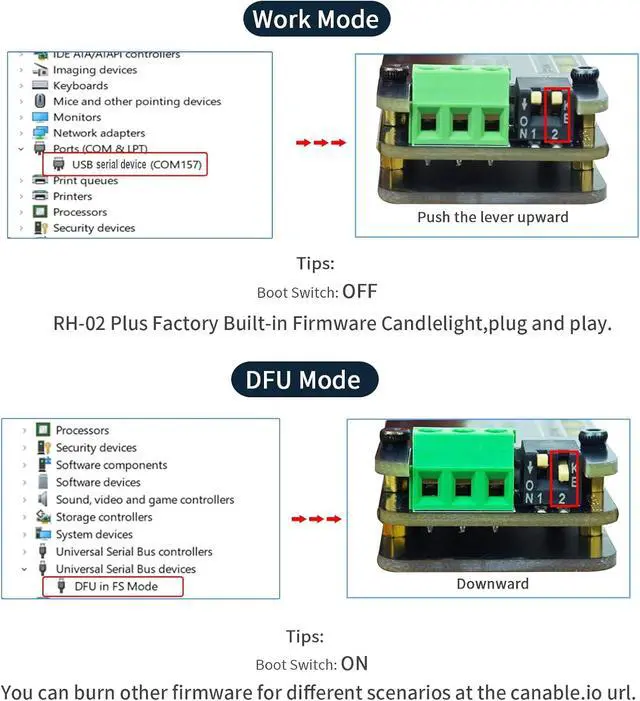 Alt view image 7 of 7 - USB to CAN FD Converter Adapter Based on Canable 2.0 Supports 5 Mbps