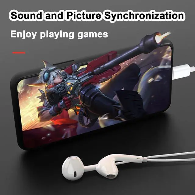 Alt view image 2 of 7 - 2 Pack USB C Headphones for iPhone 17 16 15 Type C Wired Earbuds with Microphone & Remote Control HiFi Stereo Noise Cancelling In-Ear Earphones for iPad for Galaxy S25 S24 S23 S22 for Pixel 9 8 7