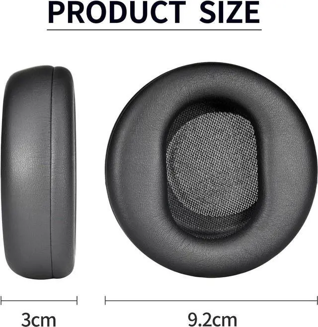 Alt view image 7 of 7 - Ear Pads Replacement Compatible with Microsoft Surface GEN I Headphone earpads Ear Pads for Microsoft Surface GEN II Ear Cushions Cups (Black)
