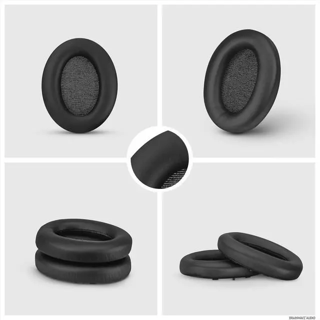 Alt view image 6 of 7 - Replacement Earpads for WH-1000XM3 Headphones - Soft Vegan Leather Cushions For Extra Comfort Easy & Quick Installation By Brainwavz (Black)