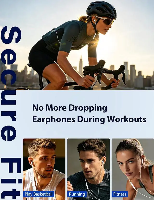 Alt view image 7 of 7 - 2 Pack Silicone Ear Tips for EarPods USB-C/3.5mm/for Lightning Anti-Slip Eartips Grips Soft Lightweight Earbuds Covers Secure Fit Sport Replacement for Running Jogging Gym Workout Black