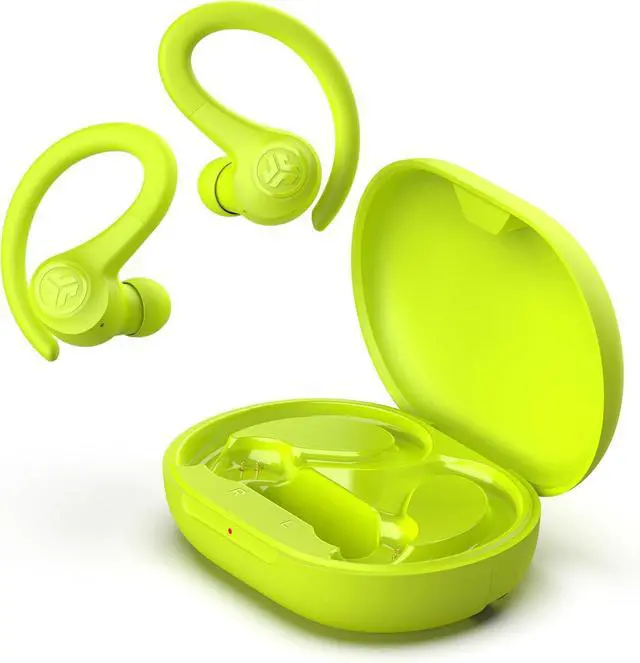 Alt view image 6 of 7 - Go Sport+ True Wireless Workout Earbuds Bluetooth Sport Earbuds Clear Calling Yellow