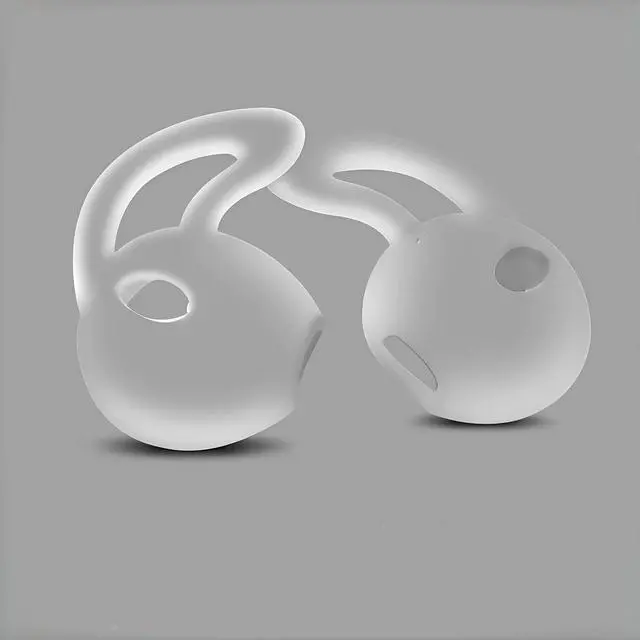 Alt view image 3 of 5 - Ear Gel for iPhone EarPods Anti-Slip Soft Silicone Replacement Earbud Tips 4 Pairs Sport Ear Hooks Covers for iPhone 7/6s/6 Plus/5s/5c/SE Clear Ear Buds Tips for Wired Earphone