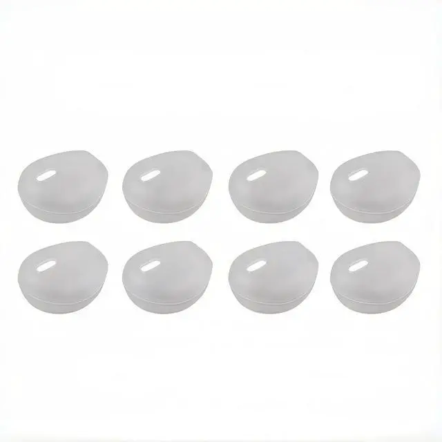 Alt view image 2 of 7 - Ear Gel for iPhone EarPods Anti-Slip Silicone Soft Replacement Sport Earbud Tips 4 Pairs Ear Buds Covers Compatible with iPhone 7/6s/6 Plus/5s/5c/SE Protective Ear Cover Tips for Wired Earphones