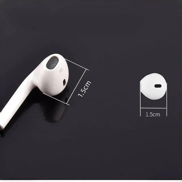 Alt view image 4 of 7 - Ear Gel for iPhone EarPods Anti-Slip Silicone Soft Replacement Sport Earbud Tips 4 Pairs Ear Buds Covers Compatible with iPhone 7/6s/6 Plus/5s/5c/SE Protective Ear Cover Tips for Wired Earphones