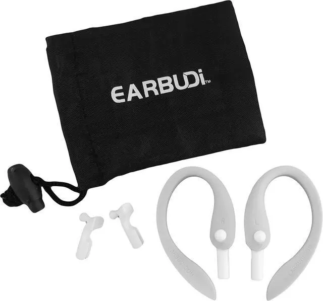 Alt view image 3 of 6 - Ear Hooks Compatible with EarPods | Adjustable Rubber Ear Loops Compatible to Keep EarPods in Place During Activity | Made for Wired Earbuds | Cool Grey