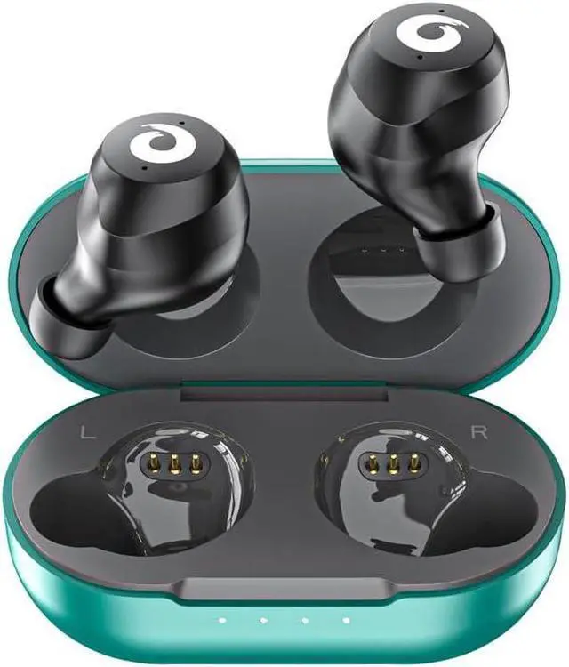Main image of X9 Wireless Earbuds Bluetooth 5.3 Headphones Waterproof Stereo Earphones in Ear Touch Control with Microphone Headset with Deep Bass for Sport Gaming and Running (Green-Gray)