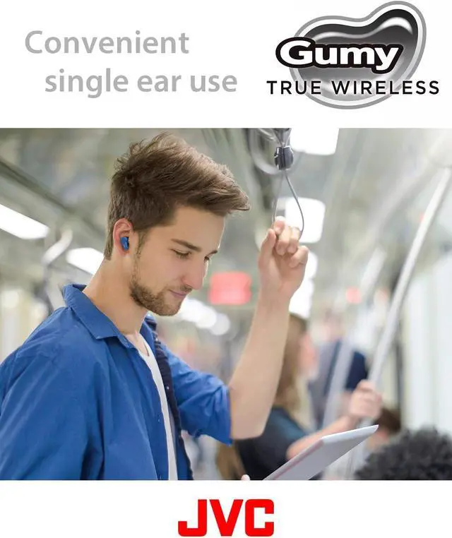 Alt view image 3 of 7 - Gumy True Wireless Earbuds Bluetooth 5.3 Charging Case 24-Hour Playback IPX4 Water Resistant Comfortable Secure Fit with XS/S/M/L Earpieces Built-in Mic for Calls iPhone/Android/PC - HAA7T2