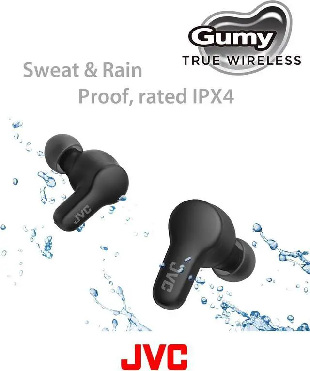Alt view image 5 of 7 - Gumy True Wireless Earbuds Bluetooth 5.3 Charging Case 24-Hour Playback IPX4 Water Resistant Comfortable Secure Fit with XS/S/M/L Earpieces Built-in Mic for Calls iPhone/Android/PC - HAA7T2