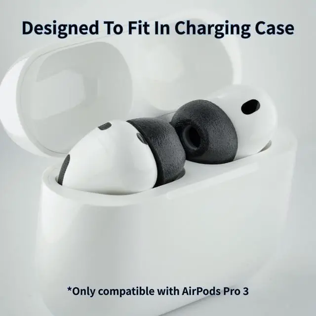 Alt view image 6 of 7 - Comply TrueGrip MAX | Premium Memory Foam Replacement Earbud Tips for Gen 3 | Long Lasting Comfort MAX Durability Secure Fit Superior Noise Isolation| Black (S/M/L) (3 Pairs)