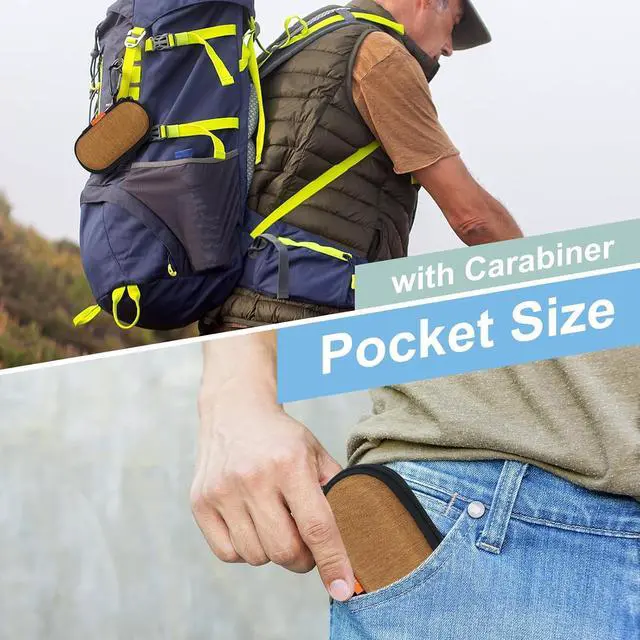 Alt view image 5 of 7 - Earth-Yellow Small Carrying Case for Wired Earbuds Kardiamobile EKG Monitor 6L/ 1L Earphones Cable - Mini Travel Case Zipper Pouch for Wireless Earbuds Galaxy Buds Jlab Ear Buds Earpods Airpods
