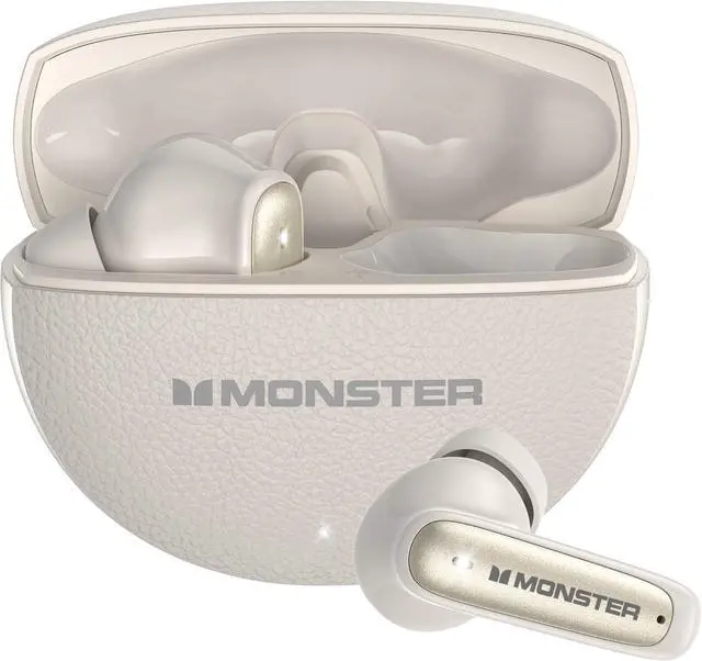 Main image of N-Lite 310 True Wireless Earbuds Bluetooth 6.0 Headphones Deep Bass Earbuds with ENC Noise Cancelling Mic for Clear Calls 32H Playback Bluetooth Earbuds for Laptop/Phones/Sports White
