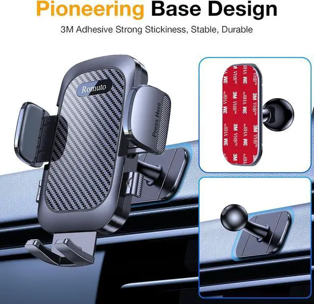 Alt view image 7 of 7 - Phone Holders for Your Car Phone Holder MountSuper SuctionCell Phone Holder for Car Accessories for Women Men360° AdjustableSuction Phone Mount for Car Window Bathroom for iPhone