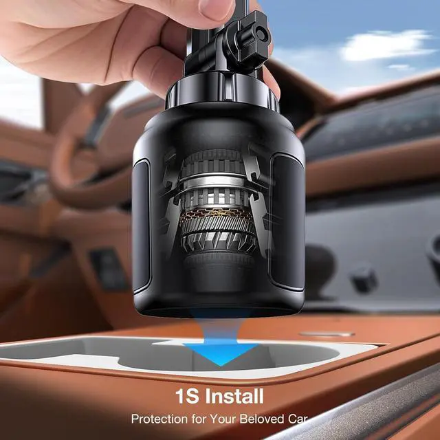 Alt view image 6 of 7 - Phone Holders for Your Car CupholderUltra Stable & Never ShakeCup Holder Phone Holder for Car Phone Holder Cup Holder Phone Mount for iPhone 17 16 Galaxy S25 Ultra and All 4-7 Smartphones