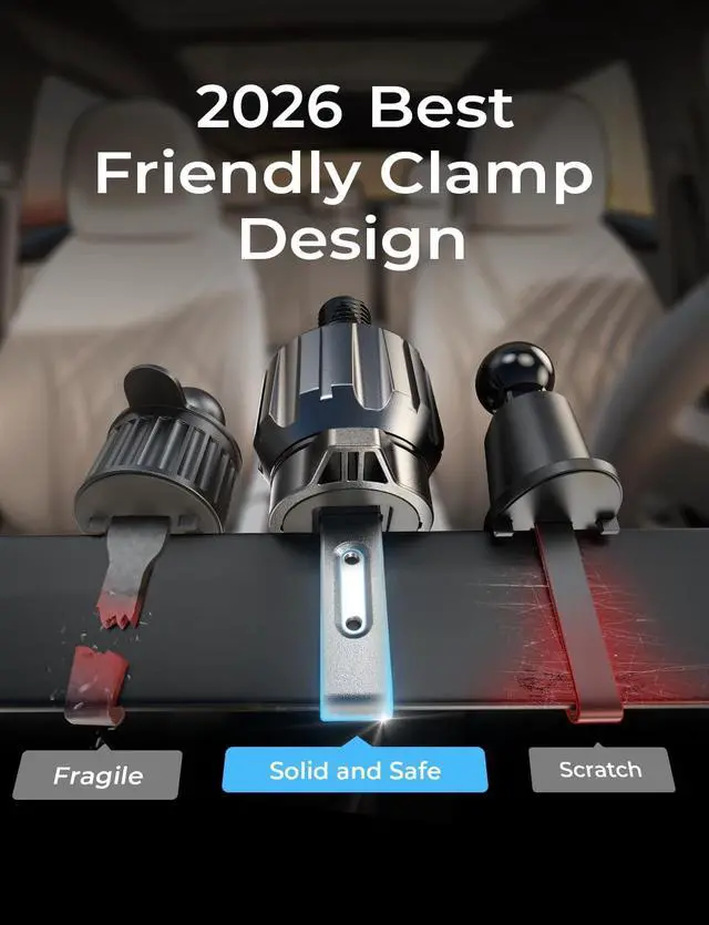 Alt view image 6 of 7 - for iPhone 17 Car Phone Holder Mount 2-in-1 Suction Cup Phone Mount for Car Dashboard Windshield and Air Vent Cell Phone Holder Truck Phone Holder for iPhone 16 Pro Max Air 15 14 13 Plus Mini