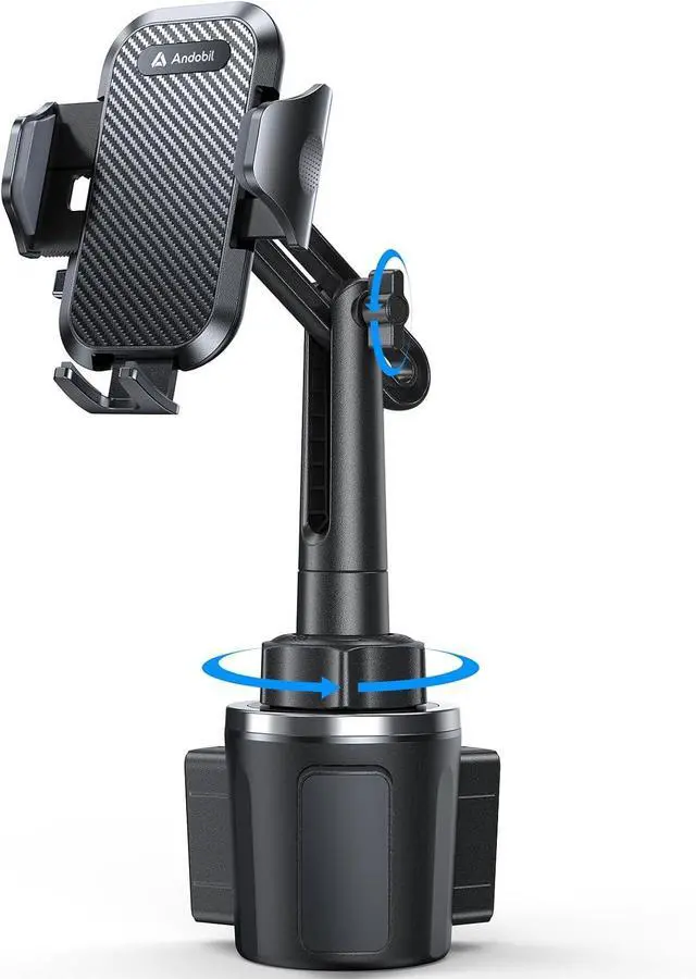 Main image of [Upgrade Version Cup Phone Holder for Car Universal Adjustable Long Neck Car Phone Mount Cradle Friendly Compatible with iPhone Google and All 4.0-7.0 inches Smartphones