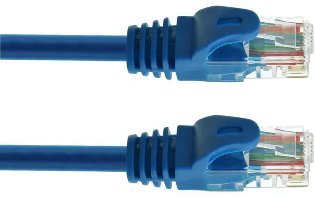 Alt view image 4 of 5 - CAT6 Ethernet Patch Cable (10 ft) RJ45 Connectors with Gold Plated Contacts (10gbps)