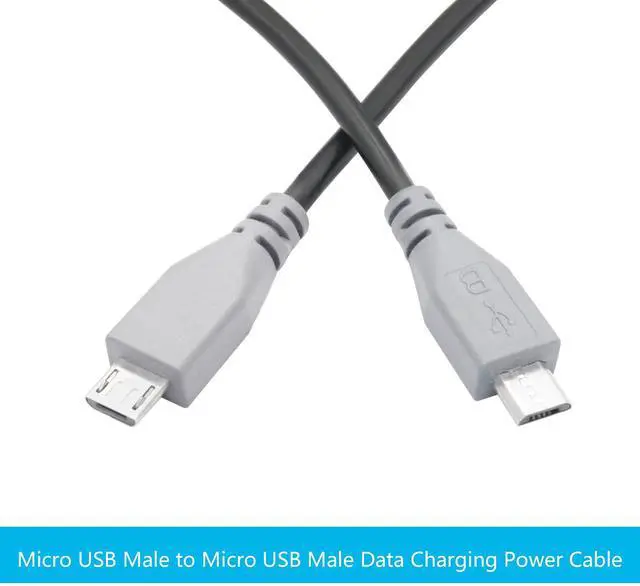 Alt view image 4 of 6 - Short Micro USB Charging Data Cable 10inch, Micro USB Male to Micro USB Male Power Cord with OTG Feature, Compatible Cell Phone, Tablet, MP3 Player, Game Controller, Headset(3Pcs)