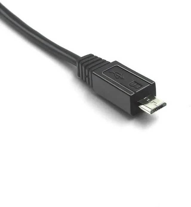 Alt view image 5 of 6 - 10 Inch Short Micro USB Charger Cable Male A to Micro B Black for Android Both Charging and Sync (10 Inches/0.8 Feet)