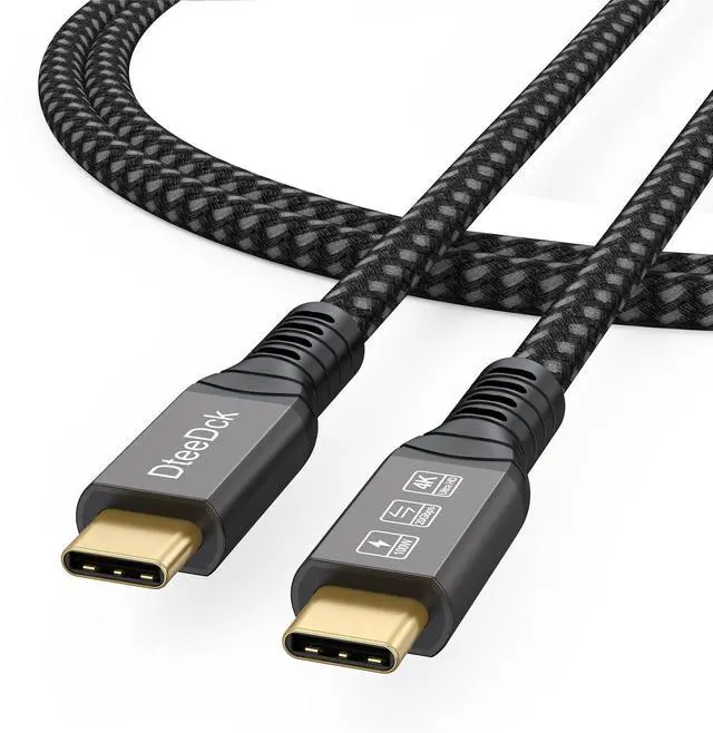 Main image of USB C Monitor Video Cable 3Ft, 4K@60Hz Display/20Gbps Data Transfer/100W Fast Charging USB Type C Cord USBC 3.2 Gen 2 for Monitor Docking Station Laptop Phones and More