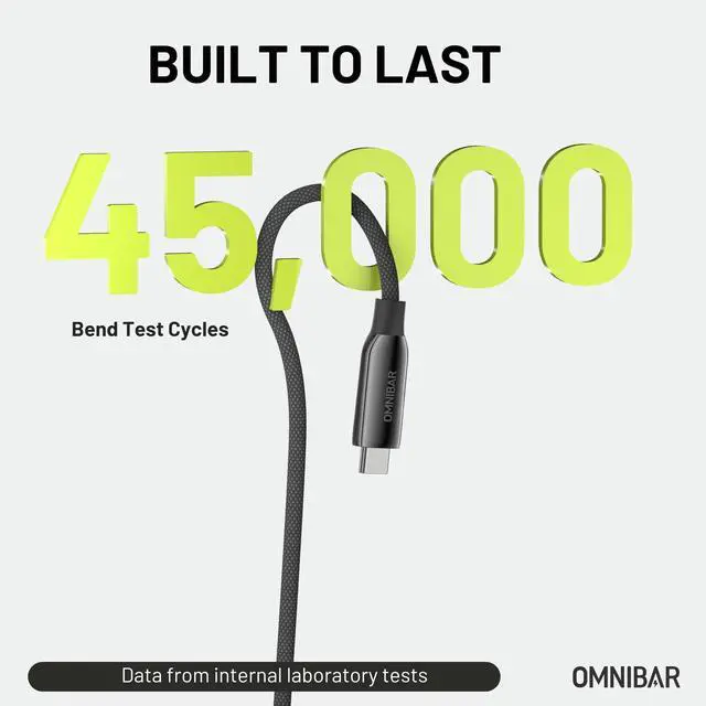 Alt view image 6 of 7 - Heavy Duty USB C Cable (3FT/Braided), USB C 3.2 Gen 2X2 Cable, 20Gbps Data Transfer, 4K Monitor Display, 240W USB C Charging Cable for iPhone 17/16/15, iPad, MacBook, CarPlay, Hub,Docking,SSDs