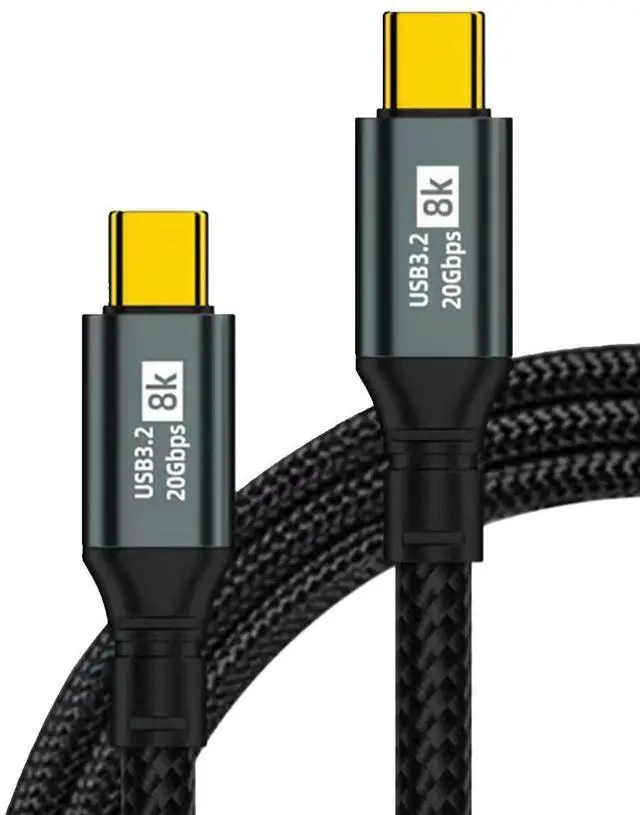 Main image of USB C to USB C 3.2 Gen 2 Cable 20Gbps Data Transfer-8K@60Hz Video Output Monitor Cable-100W PD Fast Charging USB C to USB C Display Cable-Type C to Type C for iPhone 15,MacBooks,iPad (3.3ft)