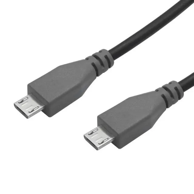 Alt view image 2 of 6 - Micro USB Charging Data Cable, 0.5M/1.6FT USB 2.0 Micro USB Male to Micro USB Male Cable with OTG Feature, Compatible Cell Phone, Tablet, MP3 Player, Game Controller, Headset(2Pcs)