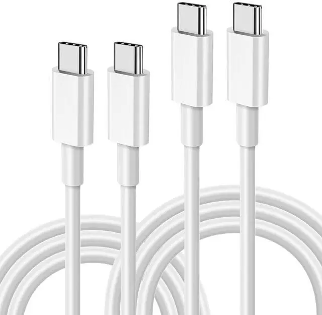 Main image of 2 Pack USB C to USB C Cable,3FT Type C to Type C Cord for Apple,60W Fast Charging Cable for iPhone 16 15 Pro Plus Pro Max,for Galaxy S25 S24, for iPad Pro/Air, for MacBook Pro/Air and More