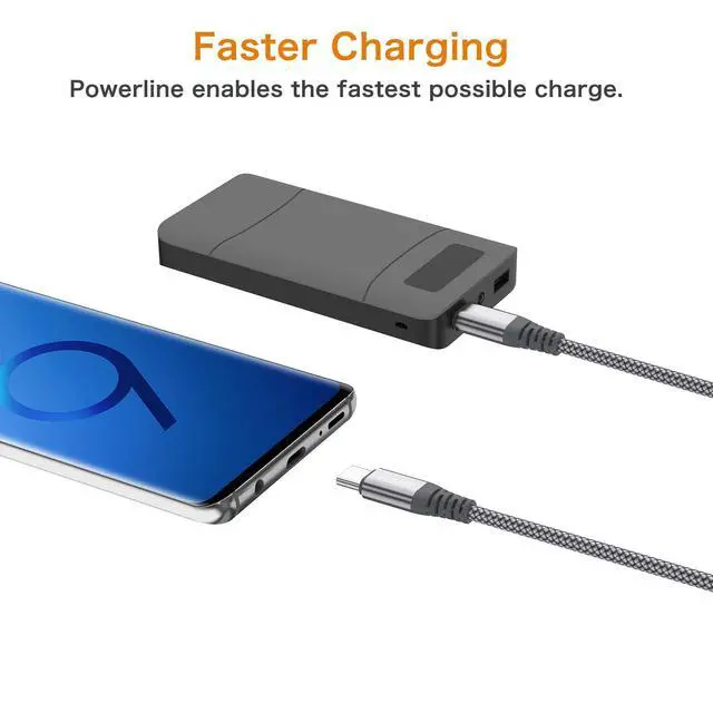 Alt view image 4 of 7 - Short USB C to USB C 60W Cable(2 Pack 0.5Ft), Type C Fast Charging Nylon Braided Cord Compatible with iPhone 16/15 Pro/15 Pro Max Android Samsung Galaxy S24/S23/S22/ Ultra,Air 2020, iPad Pro,Google