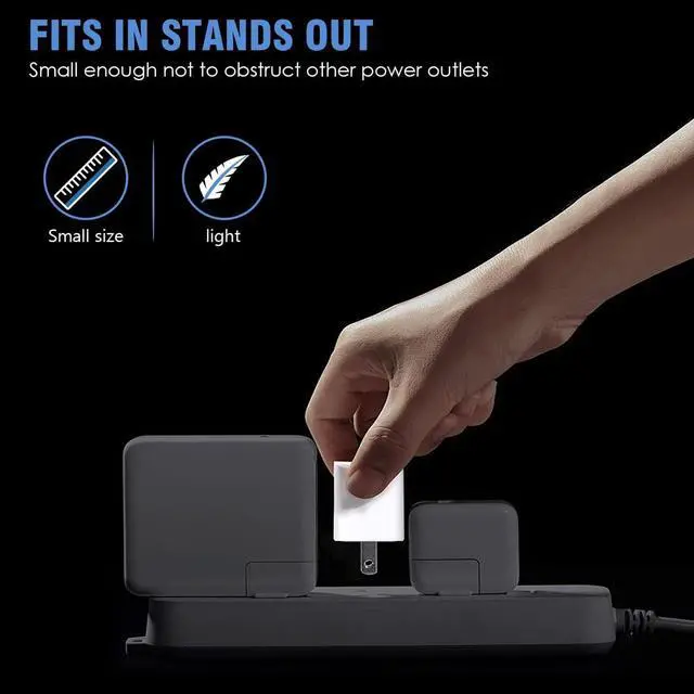 Alt view image 7 of 7 - iPhone Charger,2Pack 6FT USB Wall Charger Fast Charging USB Cable Charging Cube Travel Plug Block with 6Foot Fast Cuble Lightning Cable Cord for iPhone 14 13 12 11 Pro Max XS XR X 8 7 SE2022 iPad