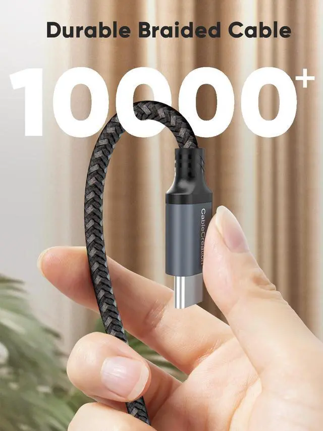 Alt view image 3 of 7 - Short USB C to USB C Cable 60W (2-Pack 0.5FT) Type C Fast Charging Cable Compatible with iPhone 16,15, MacBook Pro, iPad Pro Air 4, Galaxy S24 S23+ S22, Power Bank