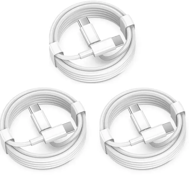 Main image of USB C to USB C Charging Cable for Apple, 3ft 60W 3Pack, USBC/Type C to Type C Fast Charger Cord Compatible for iPhone 17/17 Pro Max/17 Air, iPhone 16/16 Pro/16 Pro Max, iPad Pro/Air 5, MacBook
