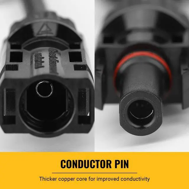 Alt view image 5 of 7 - Solar Branch Connectors 3 to 1 Y Connector for Parallel Connection Between Solar Panels (1 Pair)