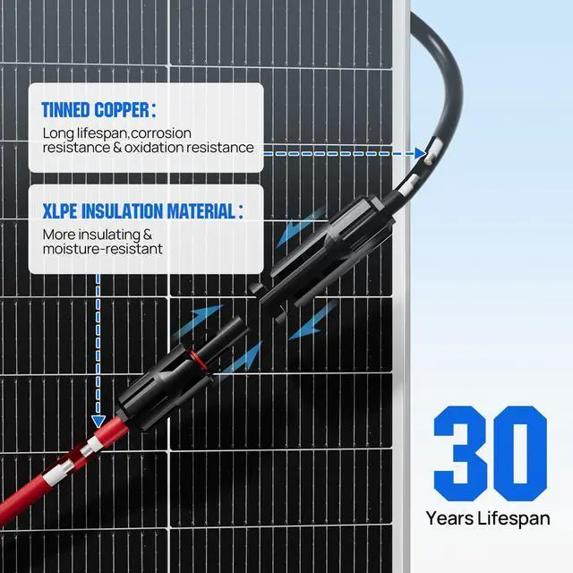 Alt view image 2 of 7 - Integrated Solar Connector 2-4 Y Branch Parallel PV Adapter Cable Wire Plug Tool Kit for Solar Panel(M/FF+F/MM)